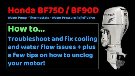 Honda Outboard Cooling System Diagram