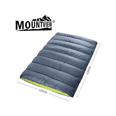 Mountview Double Sleeping Bag Bags Outdoor Camping Hiking Thermal 10