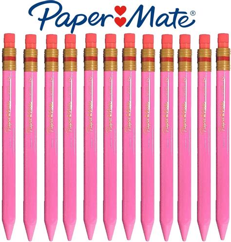 Paper Matemates Handwriting Pink Triangular Mechanical Pencil With