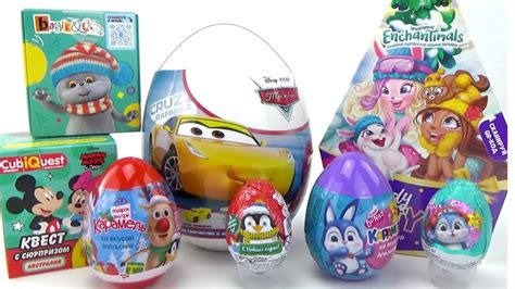 Новогодние сюрпризы и игрушки. Собираем коллекцию фигурок из Kinder ...