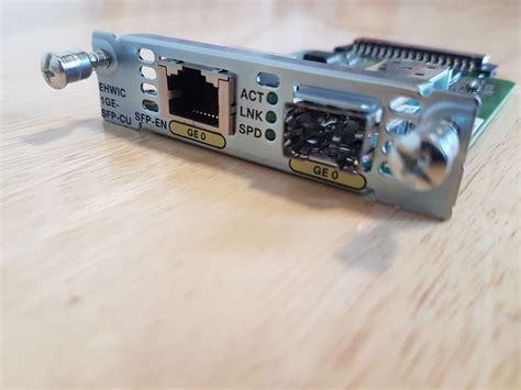 High Speed WAN Interface Card Genuine CISCO EHWIC 1GE SFP CU