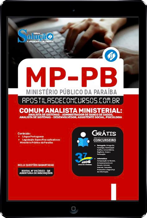 Apostila Concurso Mp Pb 2023 Pdf Download Analista Ministerial Artofit