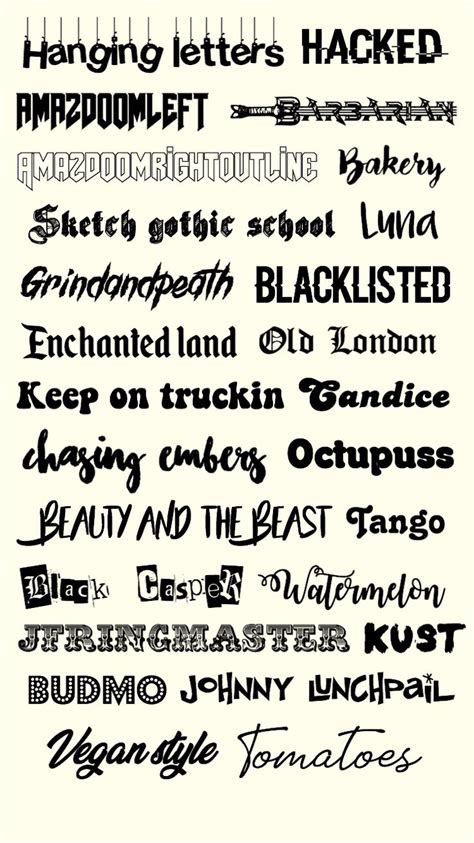 26 Of My All Time Favourite And Useful Fonts 🗝 Aesthetic Fonts