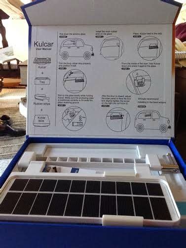 Your World Healthy And Natural Kulcar Solar Powered Car Cooler