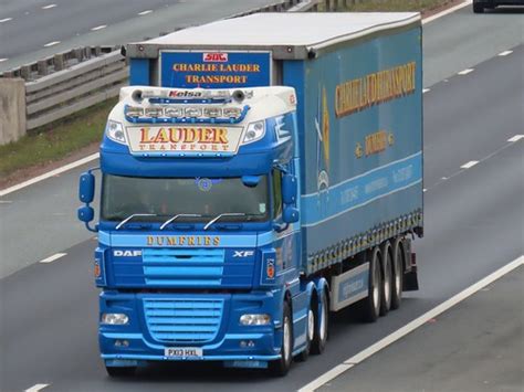 Charlie Lauder Transport Daf Xf Px13hxl On The A1m Sout Flickr