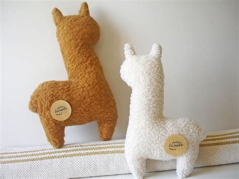 Alpaca Pillow Alpaca Plush Alpaca Stuffed Animal Alpaca Fur Etsy