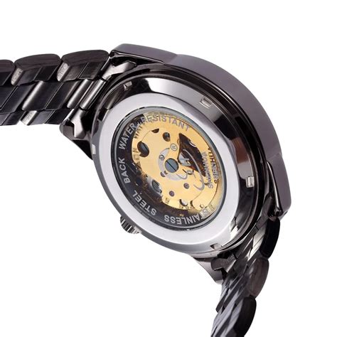 Shenhua 9261a Men Automatic Mechanical Watch Stainless Steel Band Clock ...
