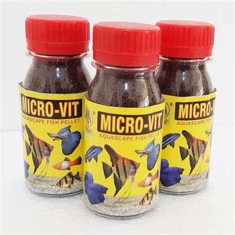 Jual Microvit Gr Micro Vit Micro Vit Pakan Ikan Hias Guppy Cupang