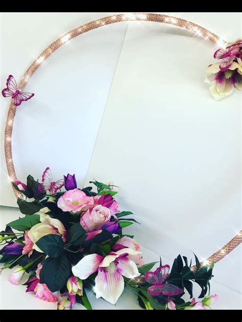 Wedding Decoration Flower Hoop Wedding Flower Decorations Event