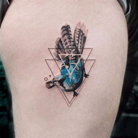 Blue Jay Bird Tattoo Stephenaurthur