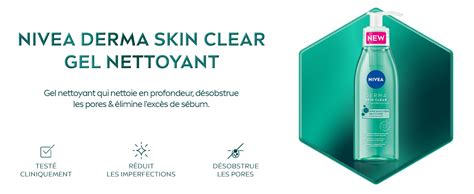 Nivea Derma Skin Clear Gel Nettoyant Visage X Ml Soin