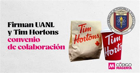 Firman UANL y Tim Hortons convenio de colaboración Código Magenta