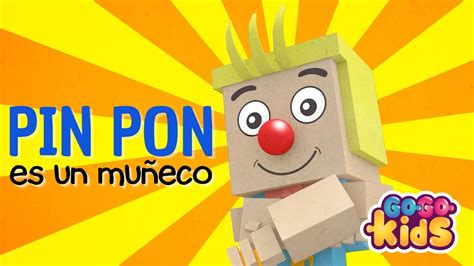 PIN PON ES UN MUÑECO muy guapo y de cartón Gogo Kids YouTube