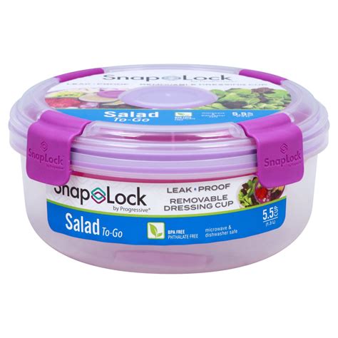 Progressive Snap Lock Salad To Go Shop Food Storage At H E B