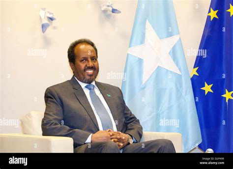 El Presidente De Somalia Hassan Sheikh Mohamud Mohamoud Fotografía De Stock Alamy