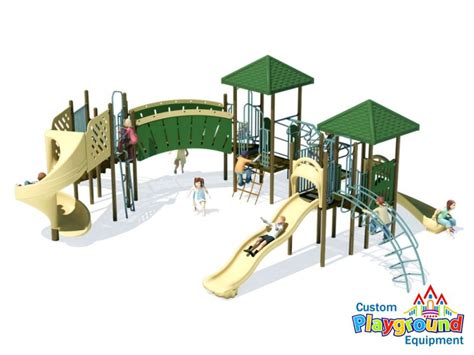 Elementary School Playground with Heart | CustomPlaygroundEquipment.com