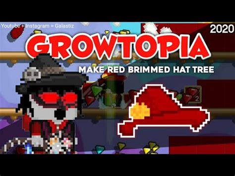 Red Brimmed Hat Growtopia Profit YouTube