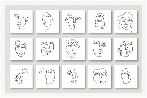 One Line Drawings Faces And Patterns Line Drawing Face Line Drawing