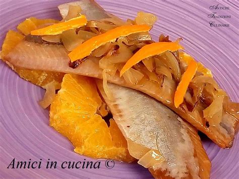 Filetti Di Aringa Affumicata Con Arance E Cipolle Amici In Cucina