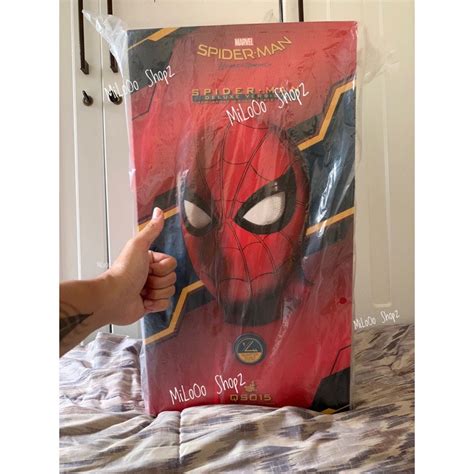 Spiderman Home Coming Quarter Scale 1 4 QS015 Deluxe Edt Hot Toys Toys Collectibles Mainan