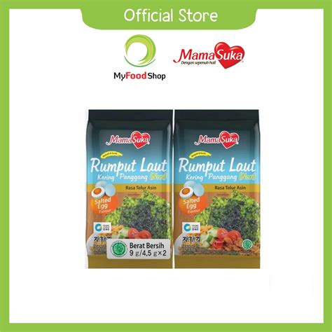 Jual Mamasuka Rumput Laut Panggang Salted Egg Isi Gr