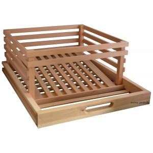 Tiroir Pomme de terre en bois pour légumier garde manger masy 242