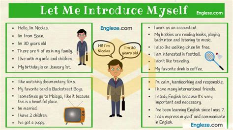 How To Introduce Yourself In English Self Introduction