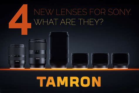 Four New Tamron Lenses for Sony E : What Will They Be? – Light And Matter