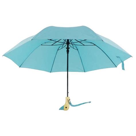 Funmoon Parapluie Femmes Double Pliage Automatique Poign E De Canard En