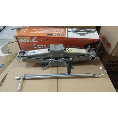 Jual Dongkrak Jembatan Gunting Scissors Jack Mobil 1 Ton Rel Shopee