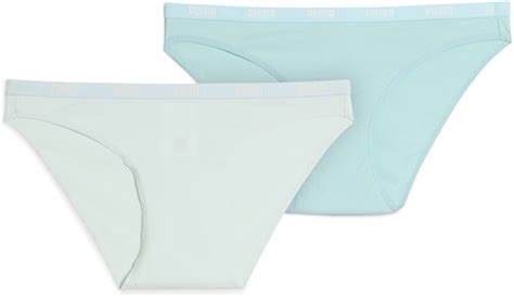 Женское нижнее белье PUMA WOMEN BIKINI P PACK цвет голубой арт купить в городе