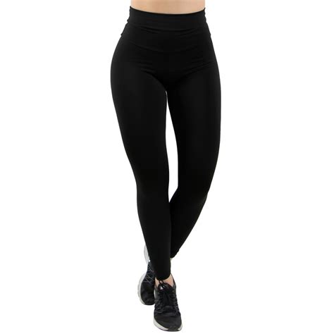 Calça Legging Cotton P ao G1 Tecido Não dá Alergia feminina básica