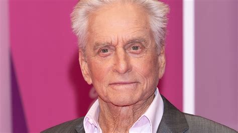 Michael Douglas Looks Youthful As He Arrives Via Helicopter To