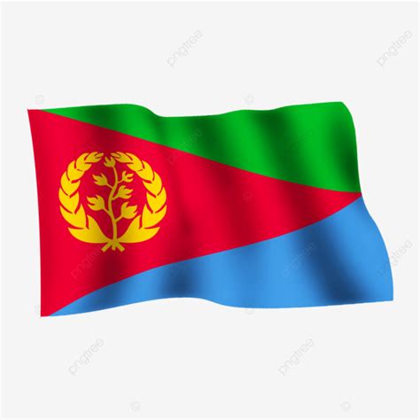 Eritrea Waving A Flag On Transparent Background Eritrean Flag Eritrea