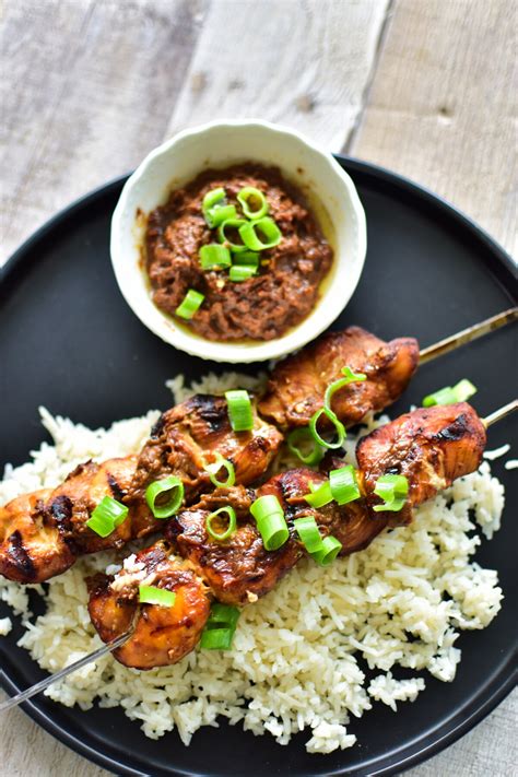 Hähnchen Satay mit Erdnusssauce Hauptsache Lecker