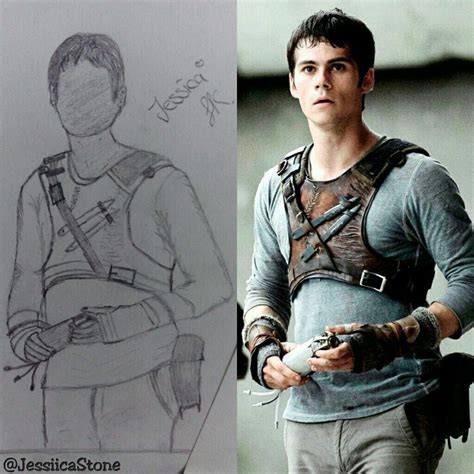 The Maze Runner TMR WICKED Thomas Dylan O Brien Pencil Drawing