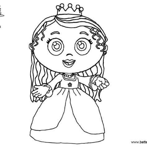 Super Why Coloring Pages Wonder Red - Free Printable Coloring Pages