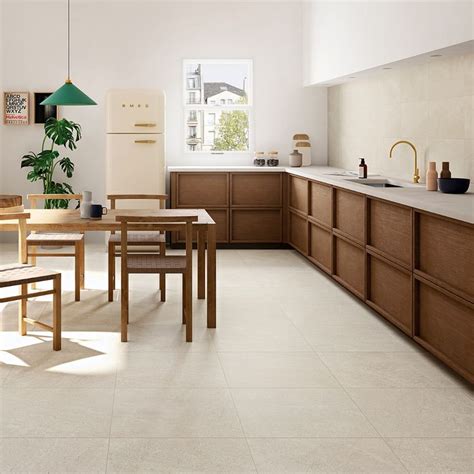 Rushmore Lake Beige X Matte Porcelain Tile In Kitchen