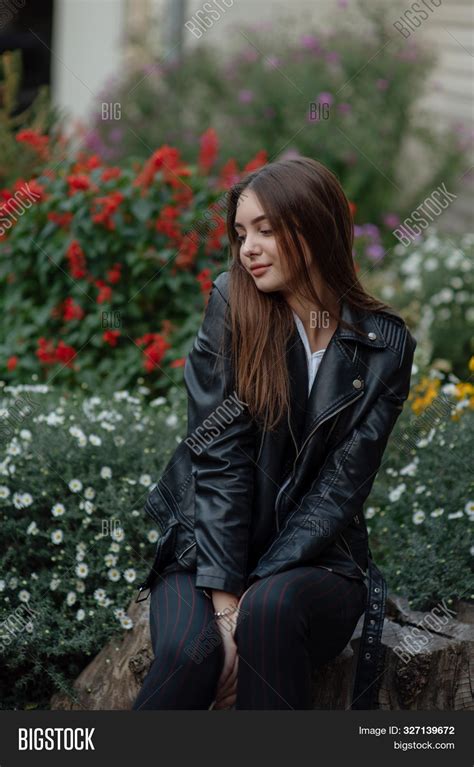 Girls Black Leather Jacket