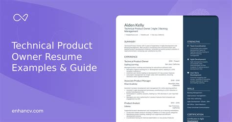 10 Technical Product Owner Resume Examples And Guide For 2024