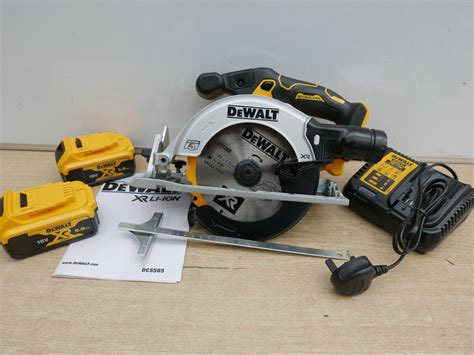 Dewalt DCS565P2 18V XR 165mm Brushless Circular Saw 2 0Ah Batteries