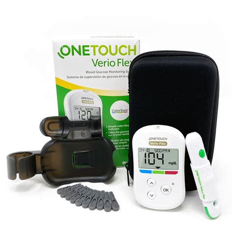 OneTouch Verio Flex Blood Glucose Meter | Glucose Monitor For Blood ...