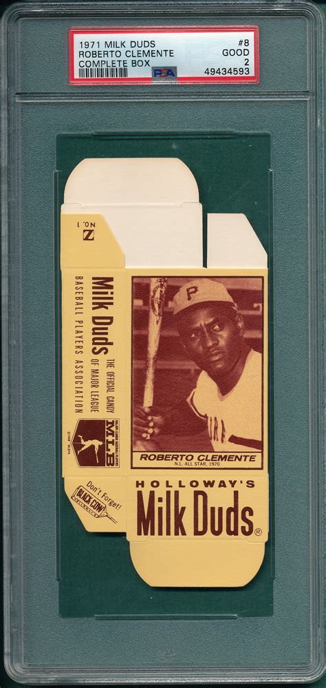 Lot Detail Milk Duds Roberto Clemente Psa Presents Better