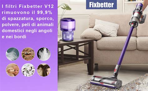 Fixbetter Filtri Di Ricambio Per Dyson V Detect Slim Absolute