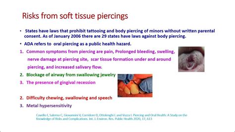 Oral And Perioral Soft Tissue Piercing Youtube