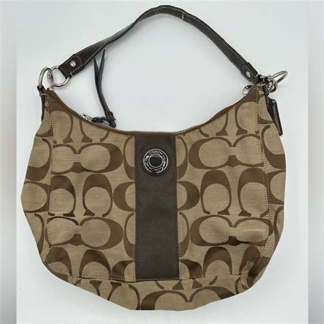 Coach Monogram Shoulder Bag Gem