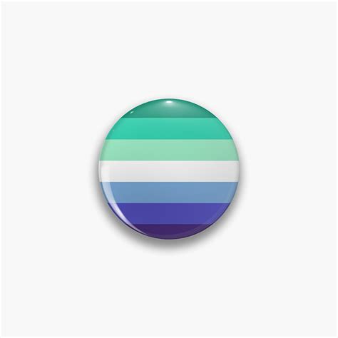 Chapa Impresión de bandera grande del orgullo masculino gay de