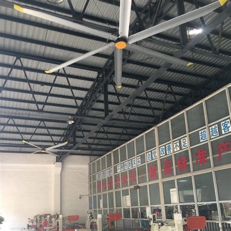 Aluminum Magnesium Alloy Blade Hvls Industrial Ceiling Fan For 1 5kw