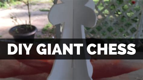 Make your own Giant Outdoor Chess Set – Corrupted Crafts