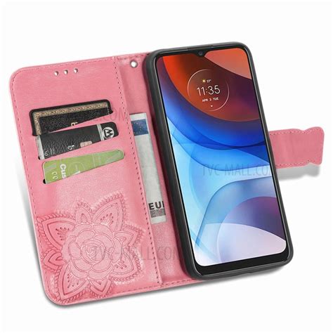 Wholesale Imprint Big Butterfly Leather Wallet Phone Case Cover For